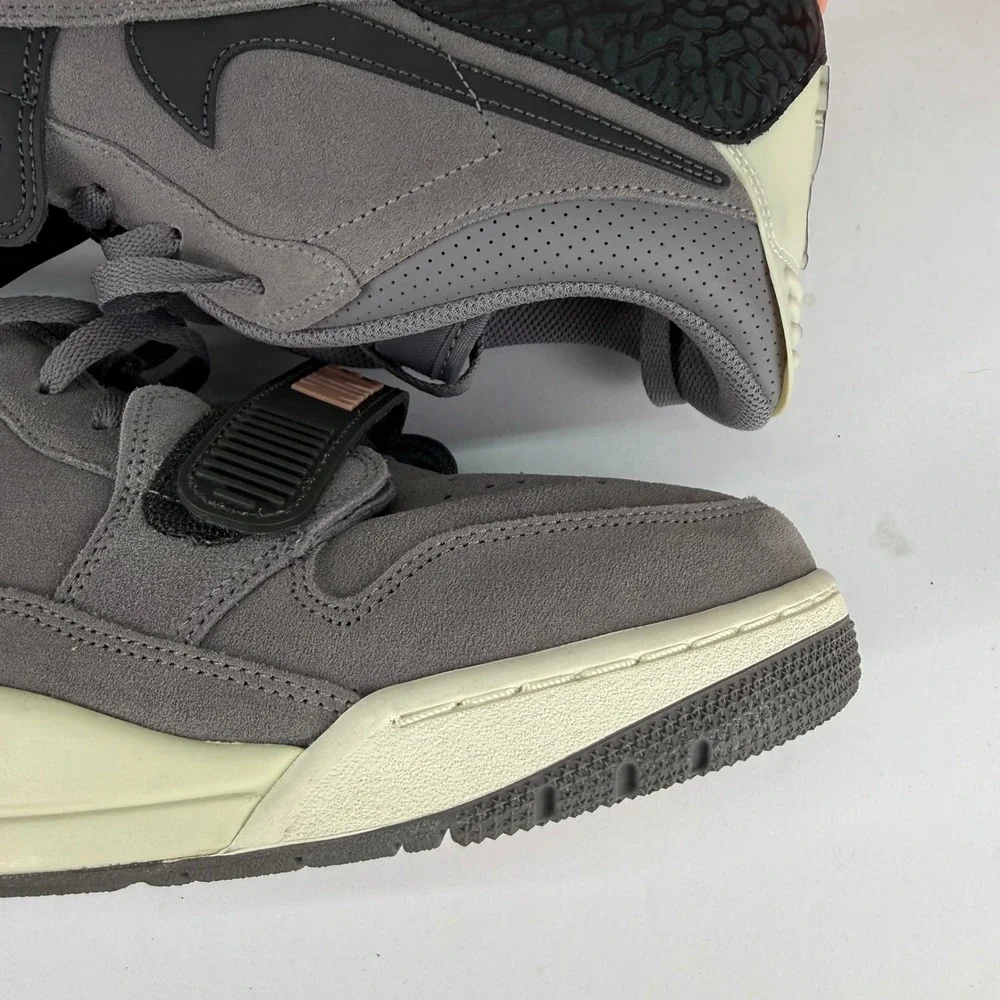 Jordan Legacy 312 Low Mens 12 Gunsmoke Coral Stardust Grey‎ Sneakers CD7069-002